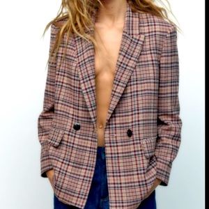 Zara double breast oversized blazer